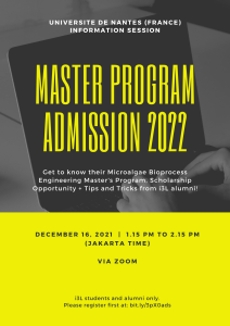 i3L x Universite de Nantes (France) 2022 Info Session