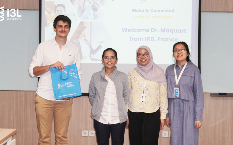 dr.maquart comes to i3l university